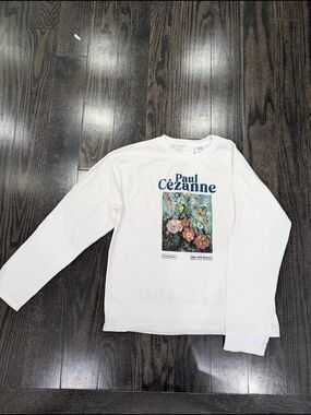 2/$20 ZARA Paul Cézanne “Vase with Flowers” Long Sleeve Shirt – Kids Size 11–12